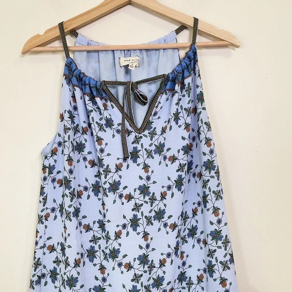 Max Studio Floral Tier Hem Sleeveless Dress - Picture 6 of 14